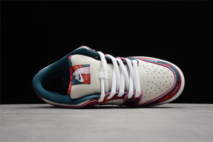 nike sb dunk low pro parra abstract art (2021) dh7695-600