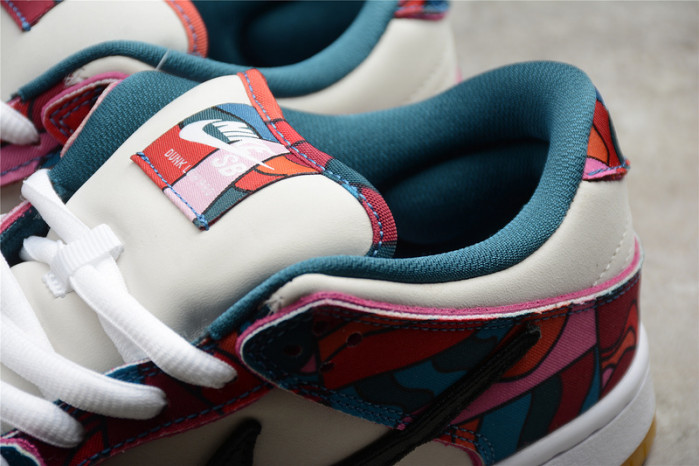 nike sb dunk low pro parra abstract art (2021) dh7695-600