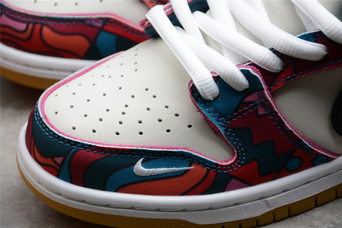 nike sb dunk low pro parra abstract art (2021) dh7695-600