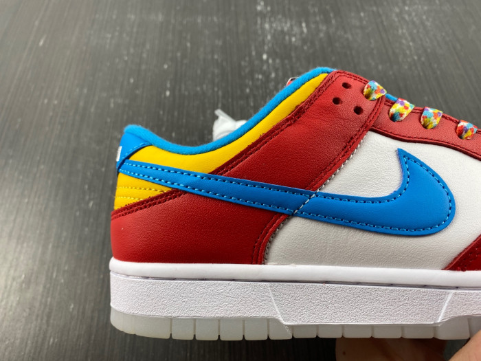 nike dunk low qs lebron james fruity pebbles dh8009-600