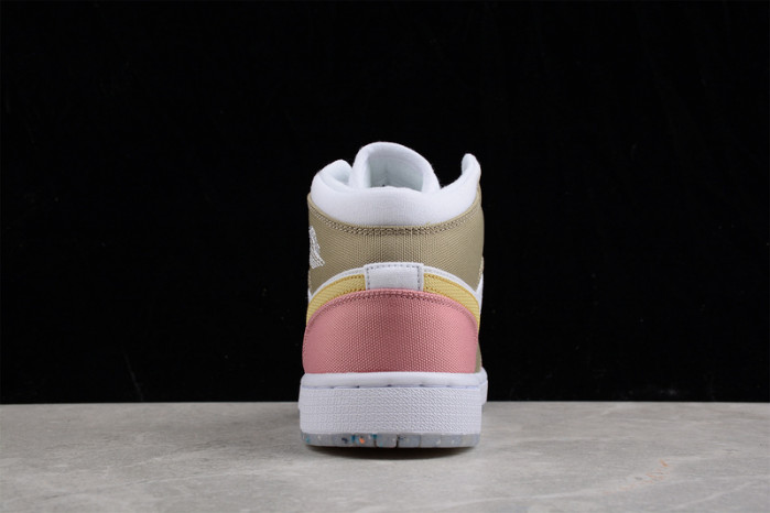 air jordan 1 mid se pastel vivid green grind dj0338-100