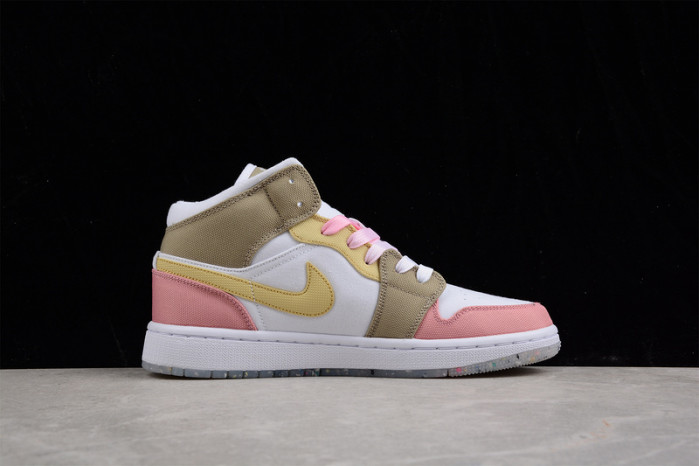 air jordan 1 mid se pastel vivid green grind dj0338-100