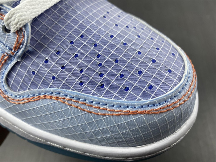 union x nike dunk low blue dj9649-400