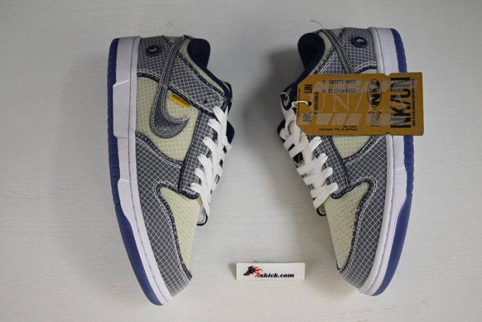 nike union la x dunk low midnight navy dj9649-401