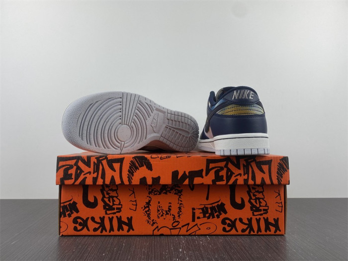 nike dunk low graffiti navy dm0108-400