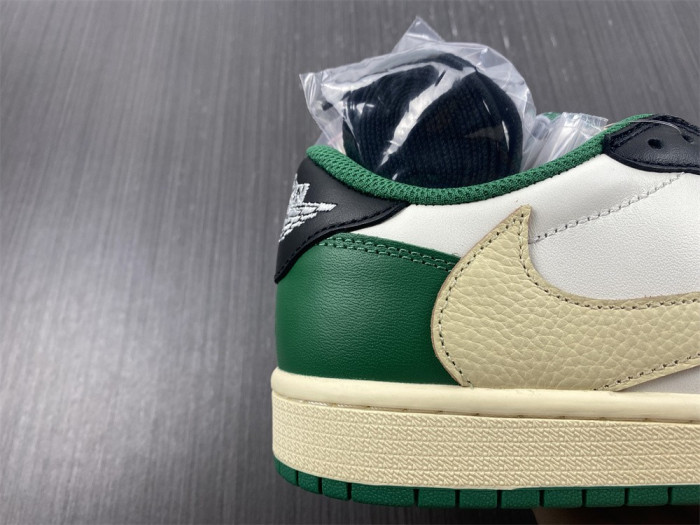 fragment design x travis scott x air jordan 1 low black/beige/green dm7866-128