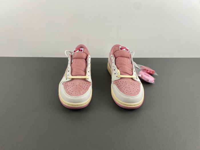 travis scott x air jordan 1 low og pink dm7866-600