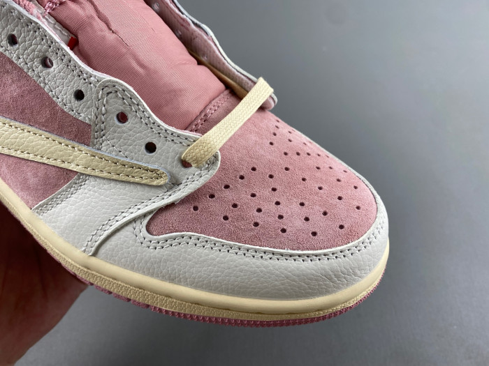 travis scott x air jordan 1 low og pink dm7866-600