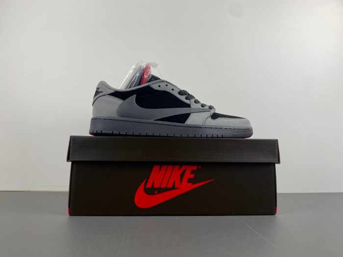 travis scott x air jordan 1 black grey dm7866-775