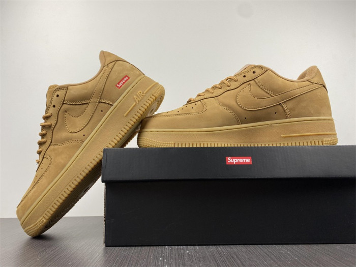nike air force 1 low sp S*p reme wheat dn1555-200