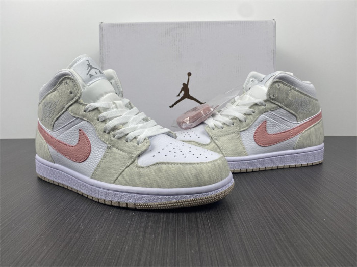 air jordan 1 mid se light iron ore (w) dn4045-001