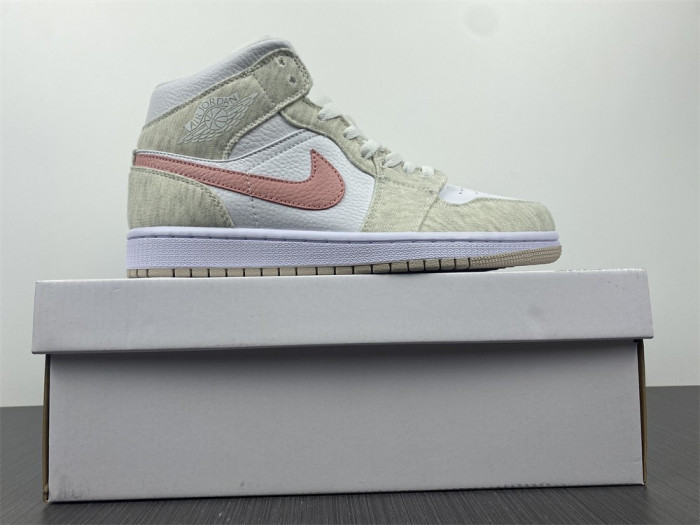 air jordan 1 mid se light iron ore (w) dn4045-001