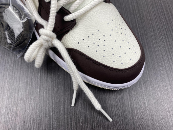 air jordan 1 mid brown fleece do6699-200