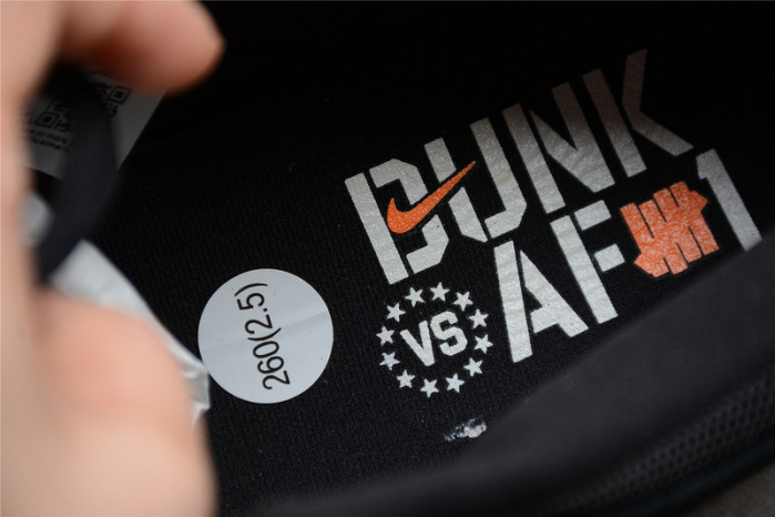 nike dunk low sp undefeated black dunk vs. af1 pack do9329-001