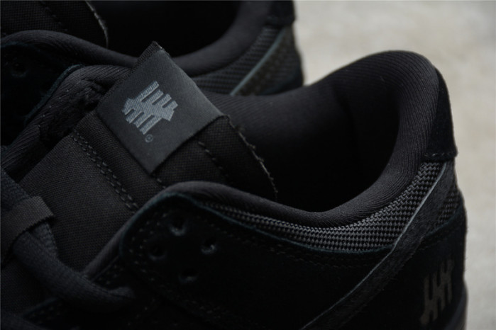 nike dunk low sp undefeated black dunk vs. af1 pack do9329-001