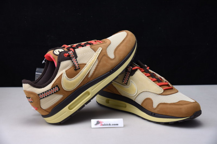 travis scott x nike air max 1 wheat do9392-701