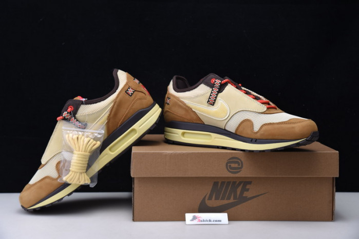 travis scott x nike air max 1 wheat do9392-701