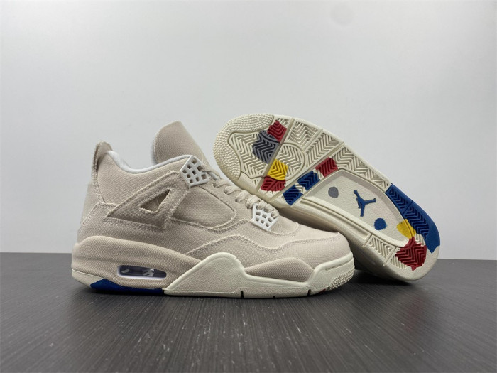 air jordan 4 retro blank canvas (w) dq4909-100