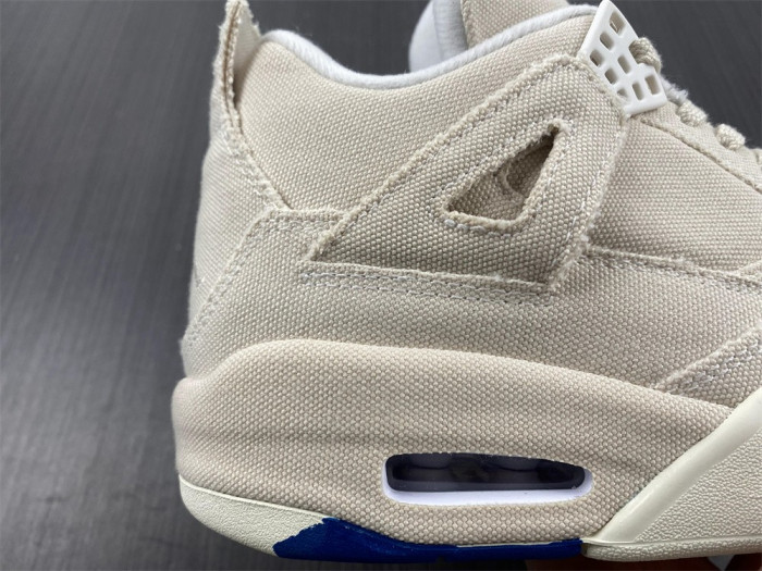 air jordan 4 retro blank canvas (w) dq4909-100