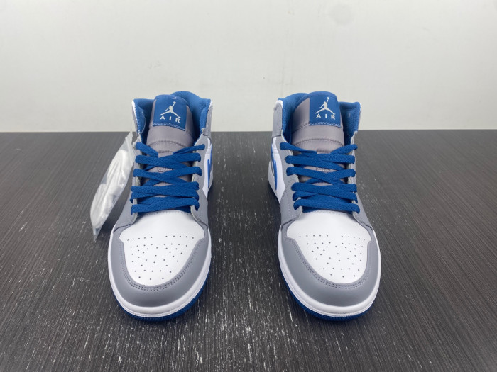 air jordan 1 mid true blue cement dq8423-014