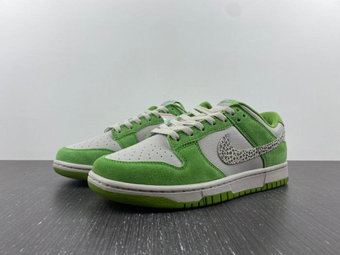 nike dunk low as safari chlorophyll dr0156-300