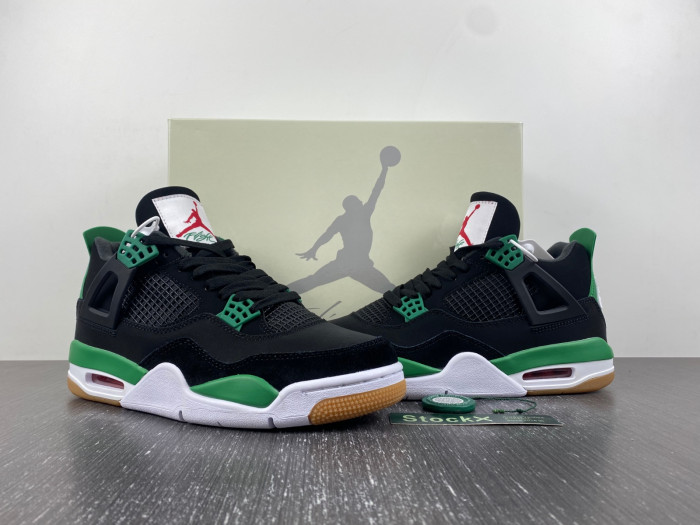 air jordan 4 retro black green dr5415-030