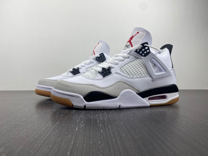 air jordan 4 retro white grey black dr5415-100
