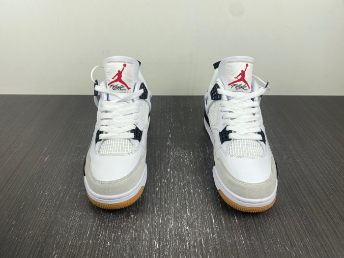 air jordan 4 retro white grey black dr5415-100