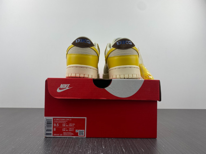 nike dunk low lx banana dr5487-100