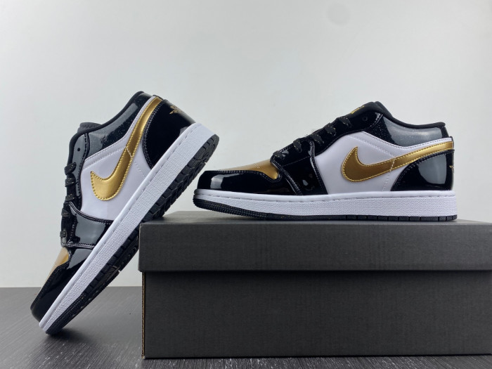 air jordan 1 low se gold toe dr6970-071