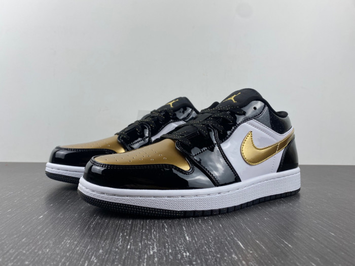air jordan 1 low se gold toe dr6970-071