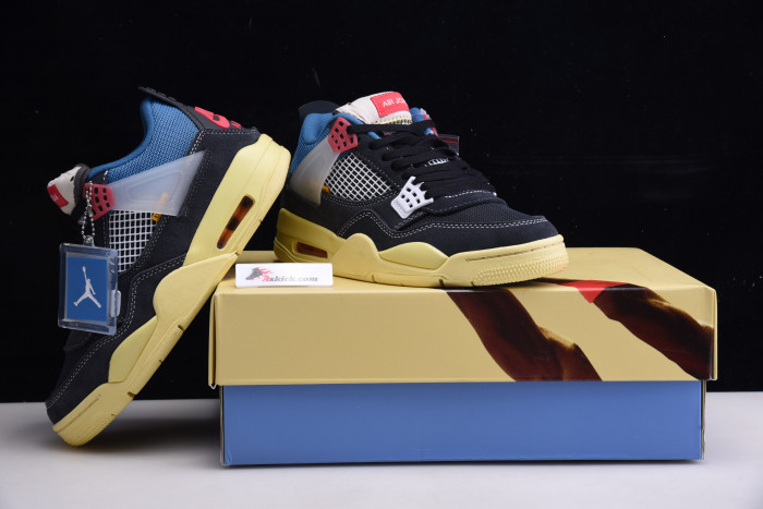air jordan 4 retro union off noir dc9533-001