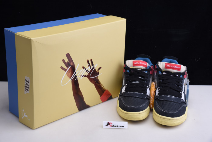 air jordan 4 retro union off noir dc9533-001