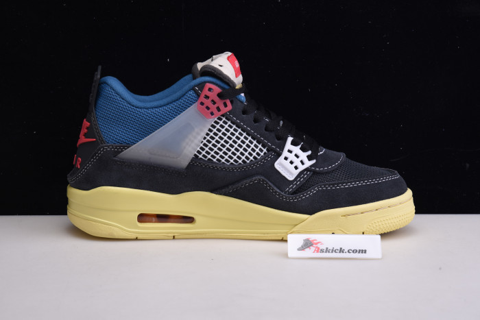 air jordan 4 retro union off noir dc9533-001