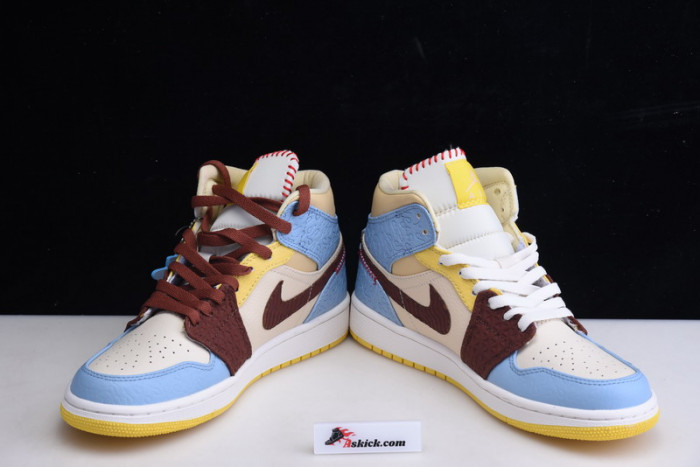 air jordan 1 mid se fearless Ma*s*n chateau rouge cu2803-200