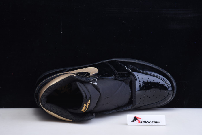 air jordan 1 retro high black metallic gold (2020) 555088-032