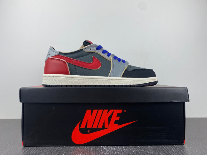 air jordan 1 low og ex “dark smoke grey” dv0982-006