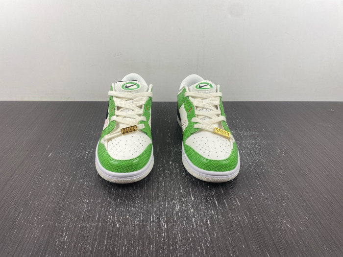 nike dunk low disrupt 2 just do it snakeskin green dv1491-101
