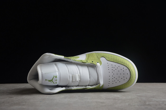 air jordan 1 mid green python (w) dv2959-113