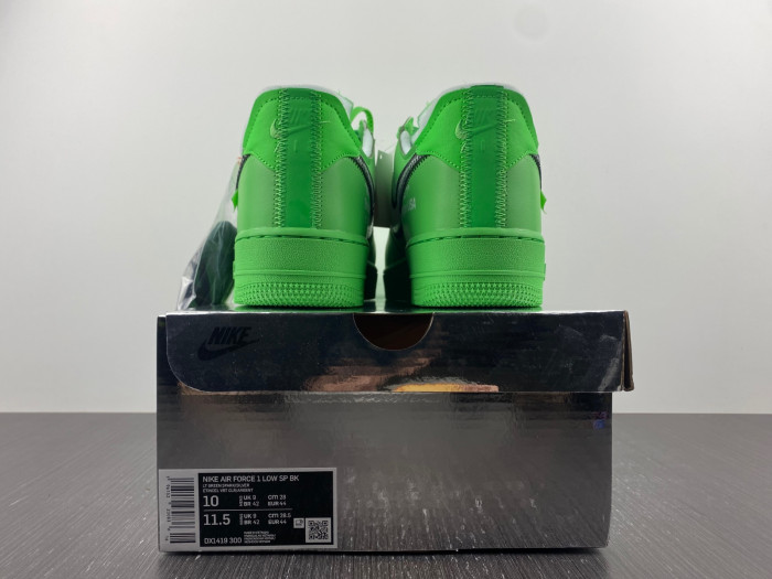 of x nike air force 1 low light green spark dx1419-300