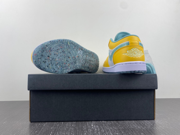 air jordan 1 low gs “citron pulse” dx4375-800