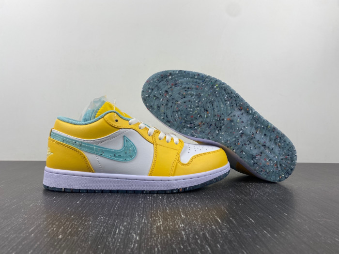 air jordan 1 low gs “citron pulse” dx4375-800