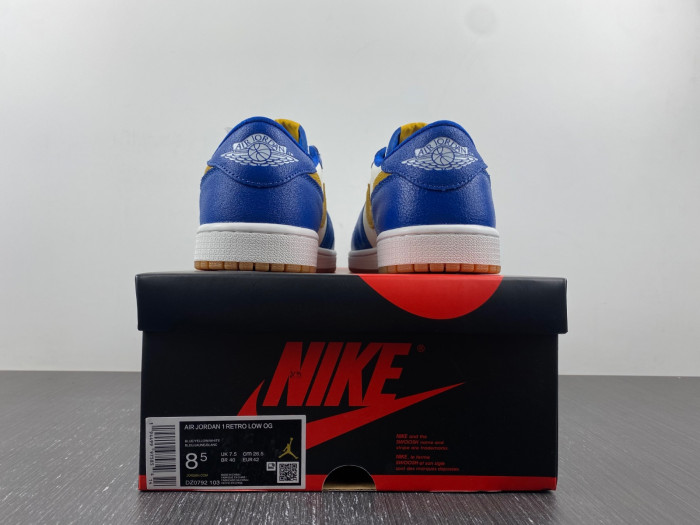 air jordan 1 low og white blue dz0792-103