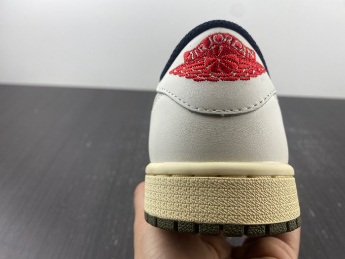 travis scott x air jordan 1 low og “olive” dz4137-106