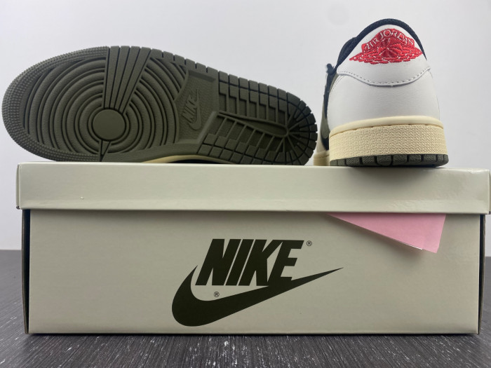 travis scott x air jordan 1 low og “olive” dz4137-106