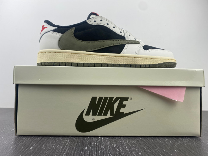 travis scott x air jordan 1 low og “olive” dz4137-106