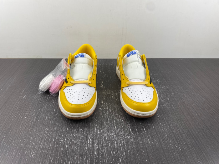 travis scott x air jordan 1 low og “canary dz4137-700