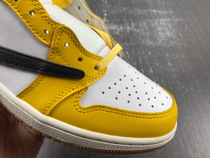 travis scott x air jordan 1 low og “canary dz4137-700