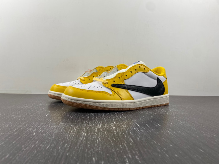 travis scott x air jordan 1 low og “canary dz4137-700