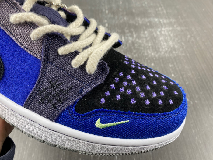 zion williamson x air jordan 1 low og “voodoo” dz7292-420